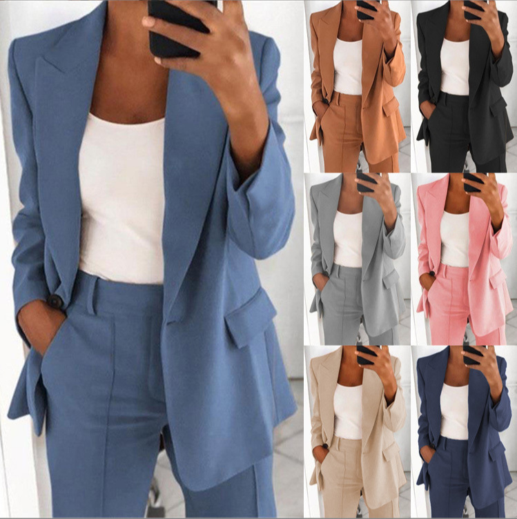 2023 Amazon Cross-border New Fashion Casual Suit suit Women's Clothing