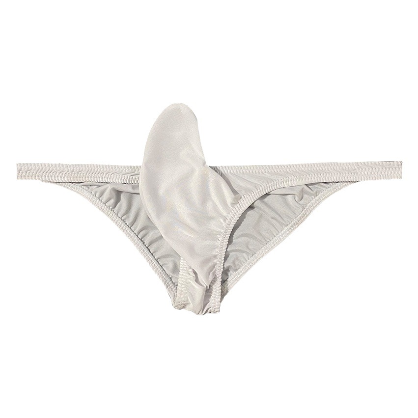 Men's JJ Upturned Pocket Briefs Super Sexy Nature Underwear Comfortable Men's Triangle High Elastic Trousers
