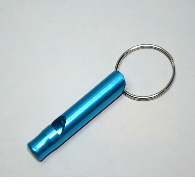 Picture of Small Aluminum Alloy Whistle Lifesaving Whistle Referee Training Whistle Outdoor Portable Aluminum Alloy Whistle