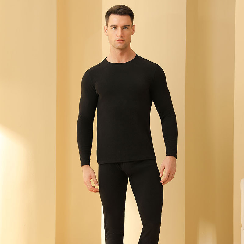 Picture of 2025 New Thermal Underwear Set Autumn and Winter Men's and Women's Autumn Clothes and Long Pants Wool Silk Inner Wear Wholesale