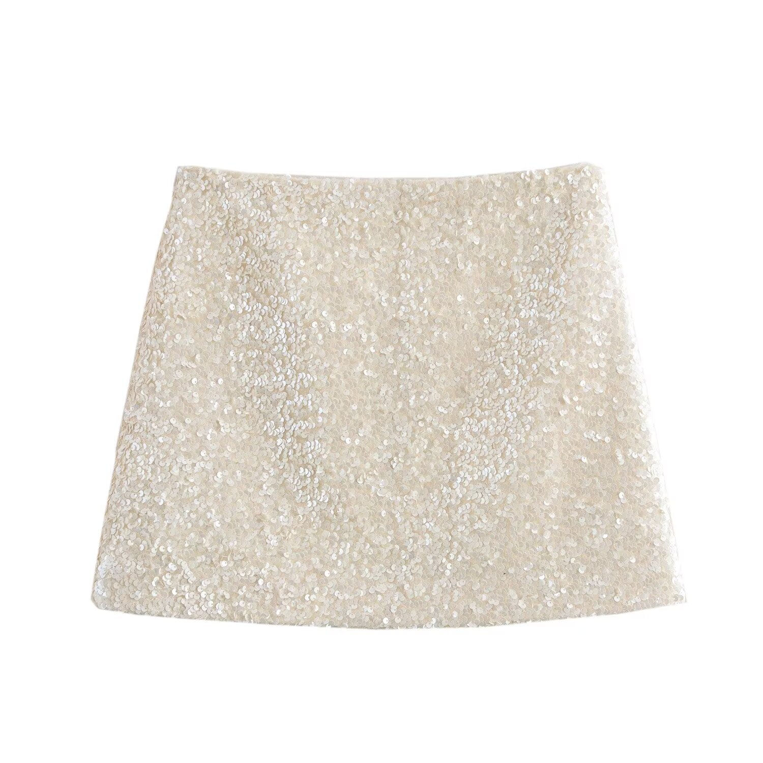 ZA cross-border women's clothing wholesale European and American style new fashion Joker elastic waist sequined hip skirt 0029306