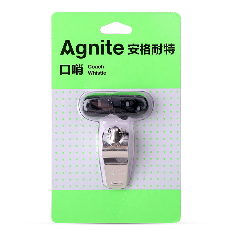 Picture of Deli angnite F1306 stainless steel whistle referee sports teacher children's treble outdoor military training whistle