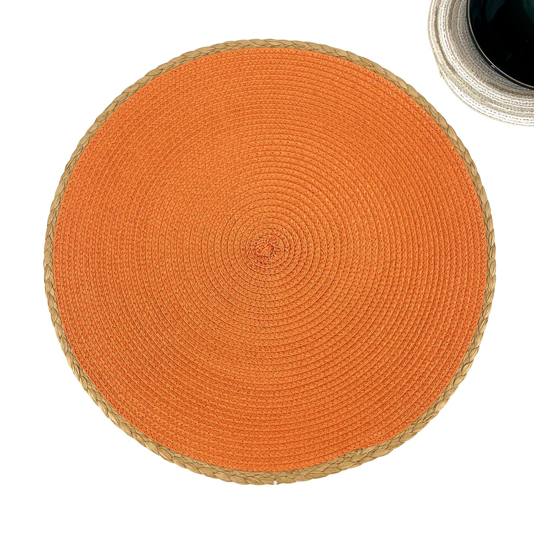 Picture of PP insulation table mat hotel western restaurant European simple natural outdoor festival activities can be wholesale mixed batch