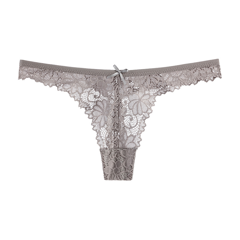 Picture of Foreign trade underwear women's European and American breathable low waist sexy lace thong comfortable cotton crotch women's underwear women's pure desire
