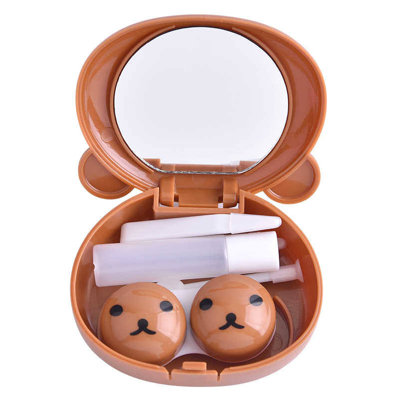 Picture of Animal Series Contact Lens Case Contact Lens Companion Box Cartoon Shape Contact Lens Nursing Box Portable