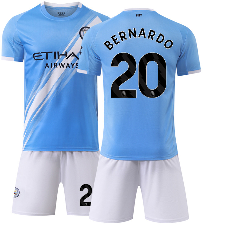 Picture of 2025-26 New Sports suit 17 De Braunes Club Football Clothes No.9 Harland Manchester City Home