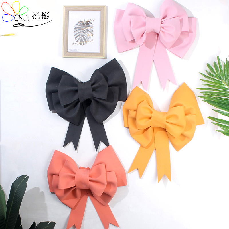 Korean Style Giant Internet Celebrity Ins Bow Flower Shop Decoration Handmade DlY Material Bow PE Foam Material