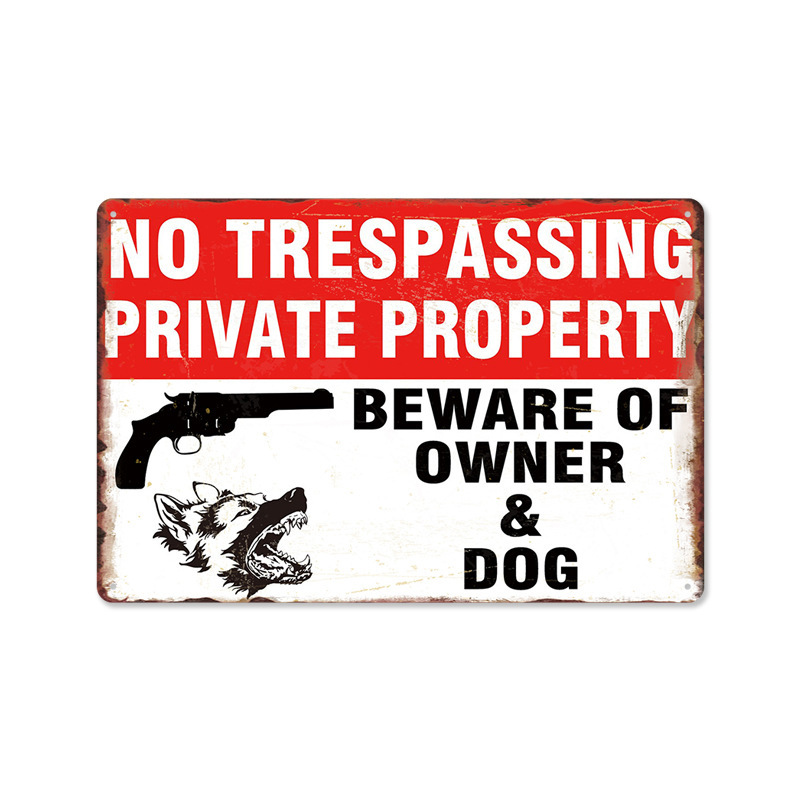 Picture of Cross-Border Hot-Selling Retro Warning Signs No Smoking American Iron Paintings Art Home Posters Decorative Paintings