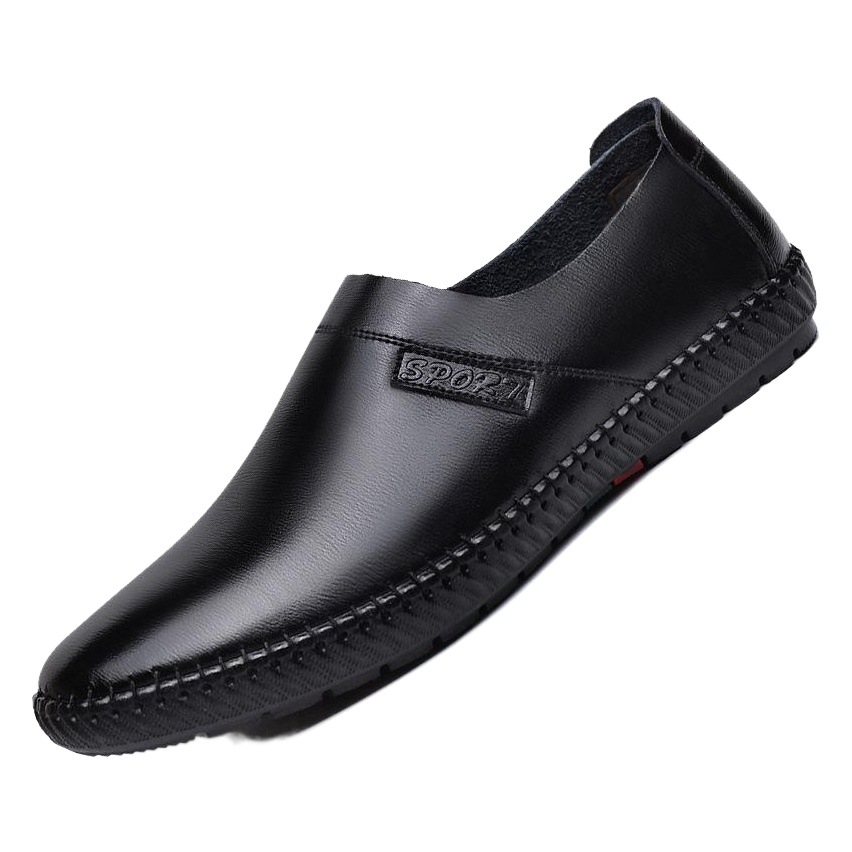 2023 spring new British leather shoes men's Bean shoes casual shoes Joker soft bottom driving shoes a generation of hair
