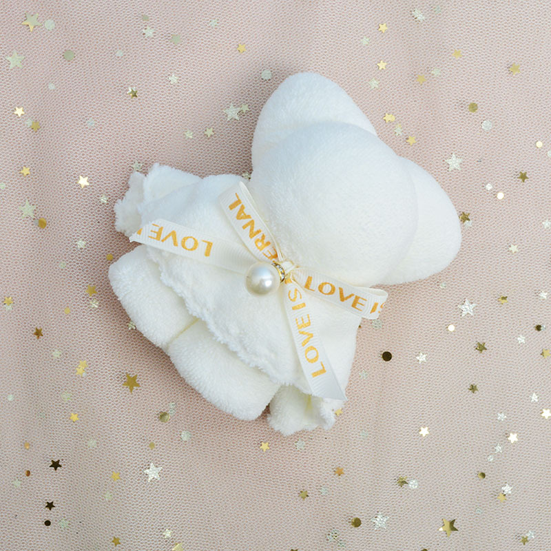 Picture of Bear Towel Souvenir Wedding Celebration Gift Shop Wedding Candy National Day Mid-Autumn Festival Gift Items Gift Box Coral Fleece Material