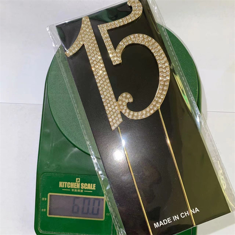 Picture of Wedding cake insert card foreign trade best selling wedding cake accessories large number 50 60 70 90