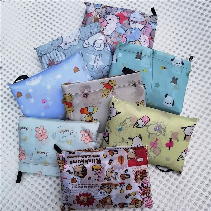 Oxford cloth folding shopping bag waterproof shoulder portable thickened portable shopping bag environmental protection supermarket gift storage bag