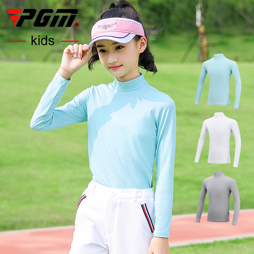 Picture of PGM golf children's sunscreen clothing summer girls sunscreen shirt base coat breathable ice silk clothing