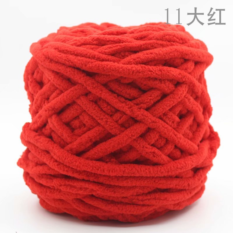 Picture of Ice Strip Yarn Single Strand Ice Strip Yarn Crochet Shoe Yarn Small Ice Strip Handmade Carpet Yarn Thick Yarn Scarf Yarn Ball