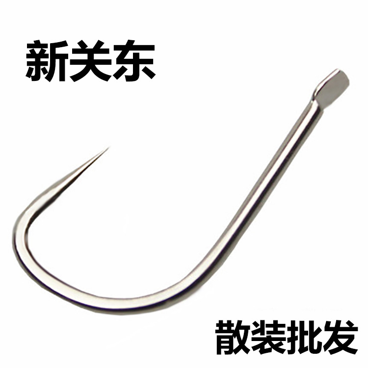 Picture of New Kanto barbed fishhook long handle bulk black pit crucian carp carp Luofei hook fishing gear supplies fishing accessories wholesale