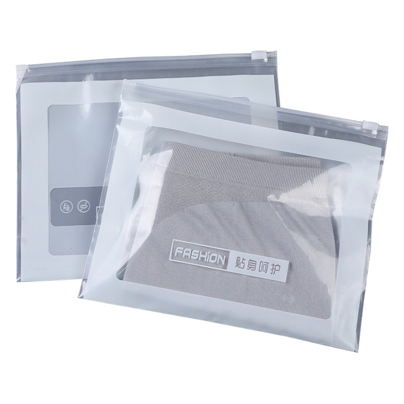 Pe Zipper Bag Clothing Underwear Packaging Bag Clothing Clothing Leggings Universal Dustproof Storage Bag Manufacturer Wholesale