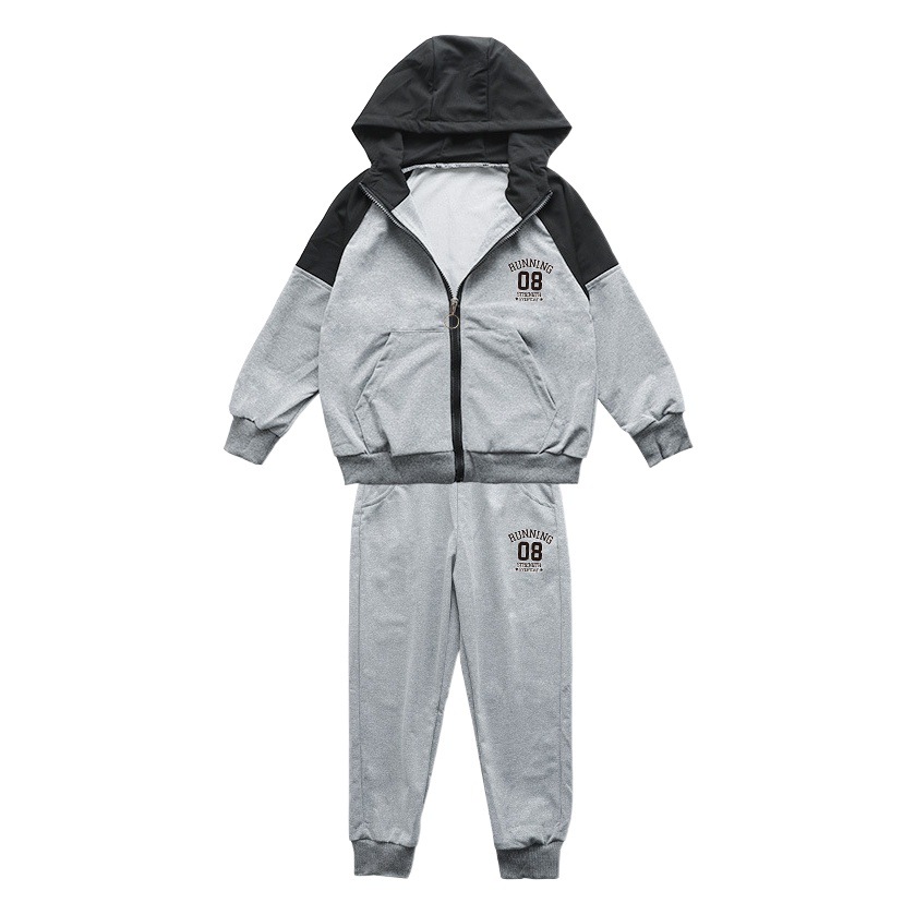 Children's Autumn Outfit Boys' Autumn Set 2025 Spring and Autumn Boys' Sports Two-Piece Trendy Clothes Korean Style Trendy Kids