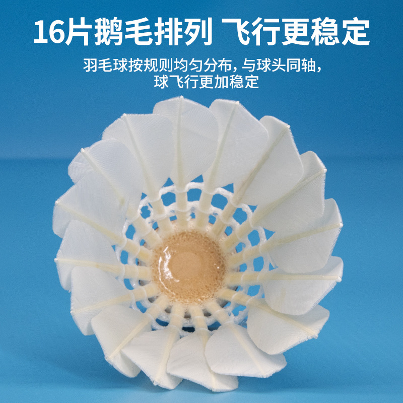 Picture of Professional training stable game feel badminton full circle durable flying ball badminton