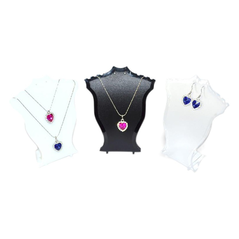 High quality small plastic fan-shaped necklace rack earring rack bracelet necklace jewelry display rack jewelry rack creative