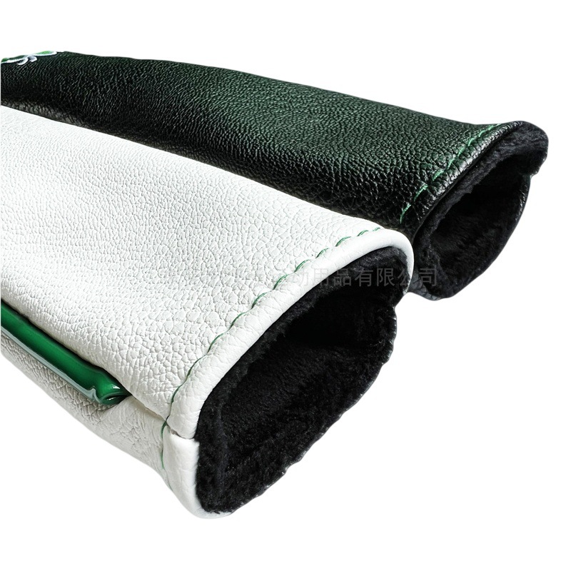 Golf Pointing Stick Cover Direction Indicator Stick Cover PU Leather Positioning Rod Practice Stick Cover Cap