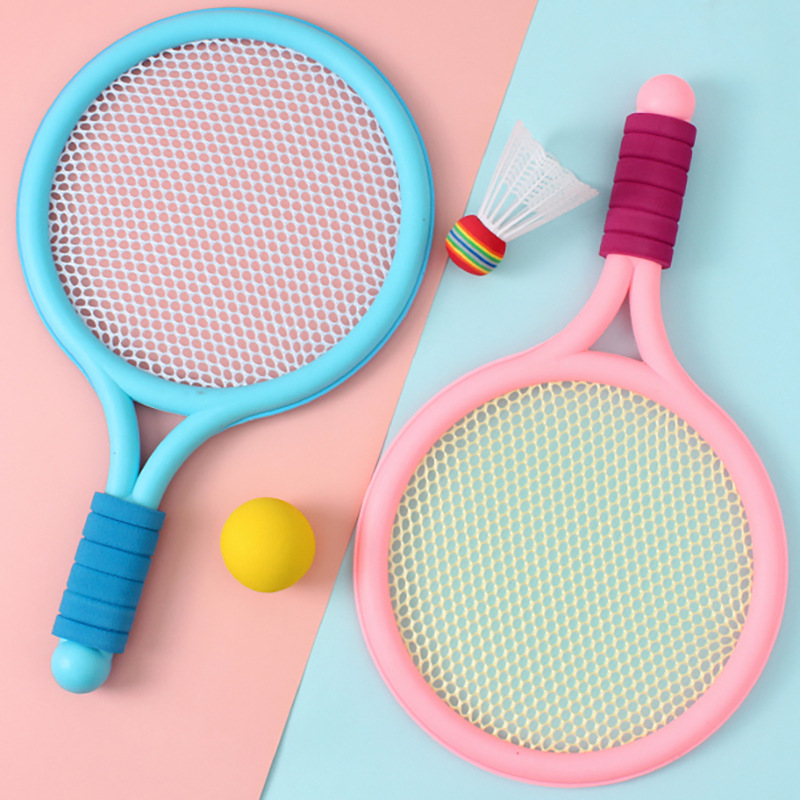Picture of Wholesale children badminton racket suit parent-child interaction double tennis racket toy kindergarten primary school students 6-12 years old