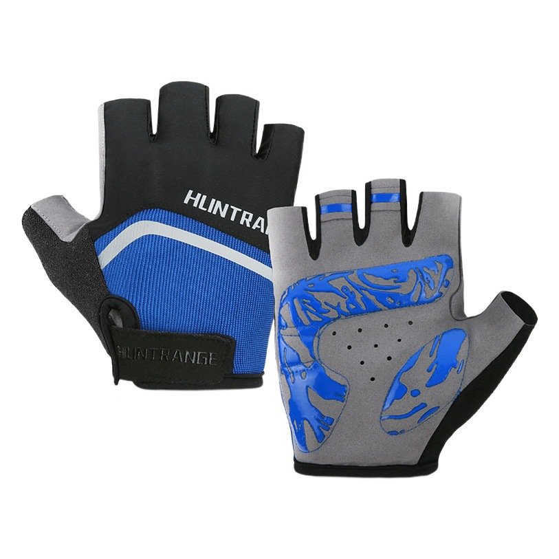 New Outdoor Riding Half-finger Gloves Fitness Sports Breathable Non-slip Shock-absorbing Spring and Summer Bicycle Gloves for Men and Women