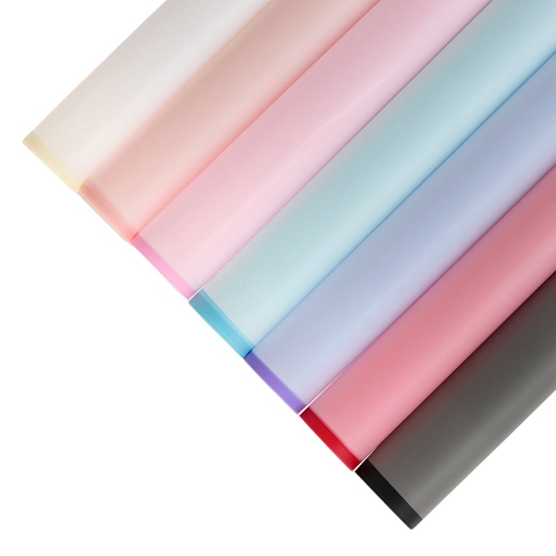 Magic edge matte paper in stock wholesale flowers rose gift wrapping paper Korean flower shop wrapping material bouquet paper