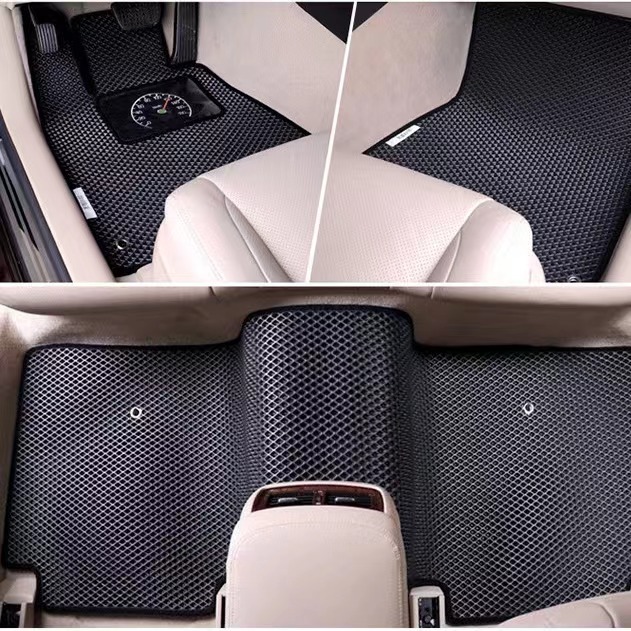 EVA Mesh Cat Litter Mat Color Plaid Waterproof Car Mat Pet Mesh Anti-Slip Mat Sewing in stock Package