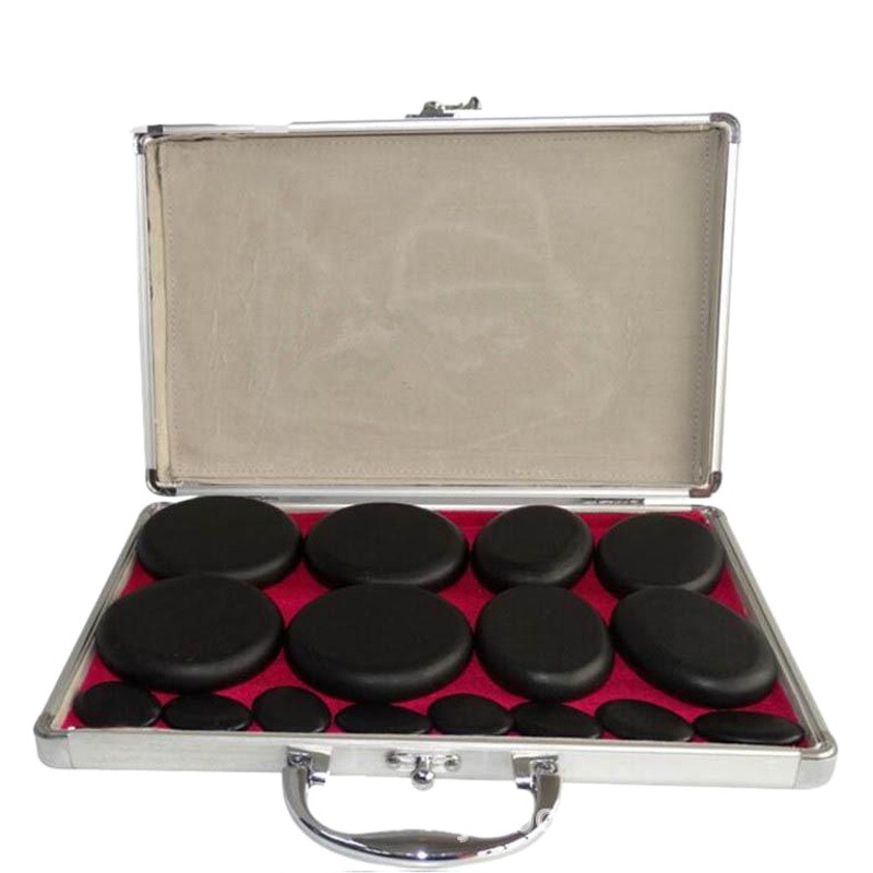 Jinbolan SPA volcanic energy stone heating box set of 16 pieces automatic constant temperature hot stone set massage Stone