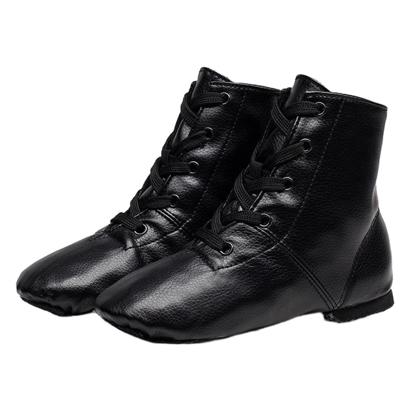 Picture of Children's dance shoes cross-border PU high-top jazz dance shoes men's adult jazz dance soft-soled female dance shoes manufacturers wholesale