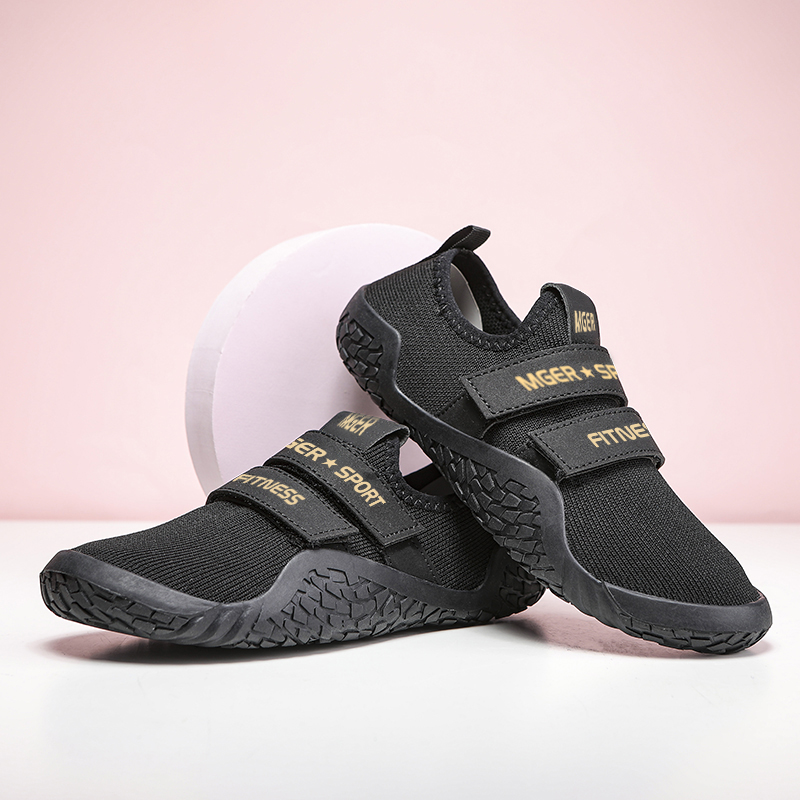 Squat Hard Pull Shoes Gym Iron Weightlifting Fitness Shoes Men's Training Dumbbell Slide Plate Yoga Shoes Women