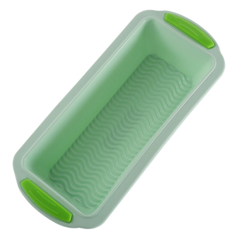 7-color spot silicone toast baking tray rectangular two-color cake bread baking mold easy release toast baking tray