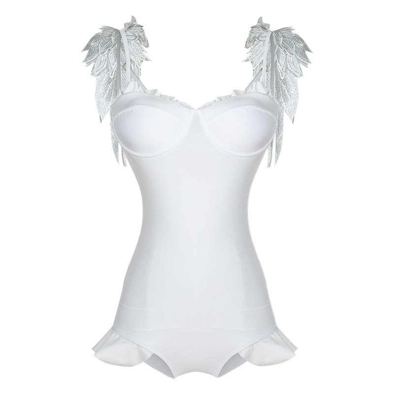 one-piece swimsuit with wings and small wings sexy backless ins popular online photography bikini thailand cross-border swimsuit women