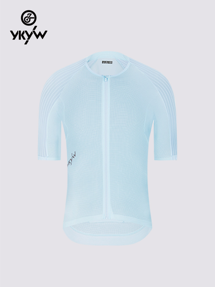 YKYW hot-selling summer short-sleeve men's breathable sweat-absorbing raglan sleeve cycling sports jersey