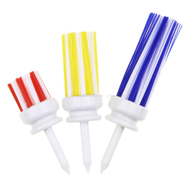 New golf nail hair-planting plastic tee golf ball TEE hair-planting needle 54/70/83mm low resistance