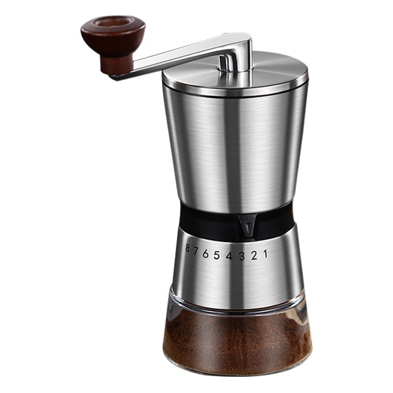 Picture of Cross-border Amazon household small grinder hand coffee powder grinder portable stainless steel hand coffee grinder