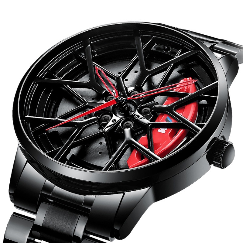 svj watch men's imported original movement wheel hub watch hollow three-dimensional brake disc waterproof forging modified waterproof