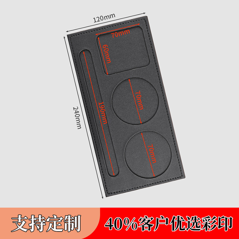 Picture of Leather A4 Conference Pad Board Black File Pad Board Hotel Conference Pad Notes Clip Writing Board Business Office