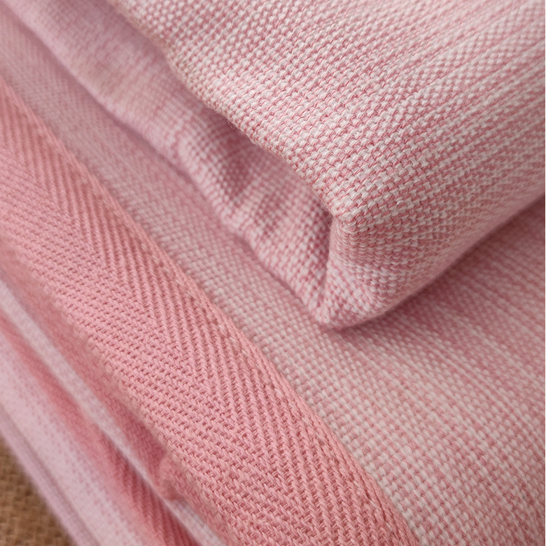 Picture of Summer Pure Cotton Coarse Cloth Cooling Mat Bed Sheet Three-Piece Set Kang Sheet Coarse Cloth Single Piece Linen Quilt Kang Sheet Houndstooth Pattern