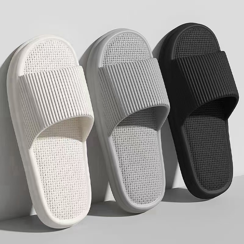 Home simple stepping on, bathroom slippers, women's soft soles, non-slip exports, hotel supermarket, wholesale street stall sandals