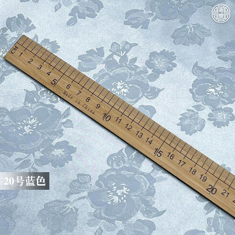 Picture of Silk-like satin gardenia jacquard fabric silky slippery pendant dress hanfu new Chinese style national style jacquard fabric