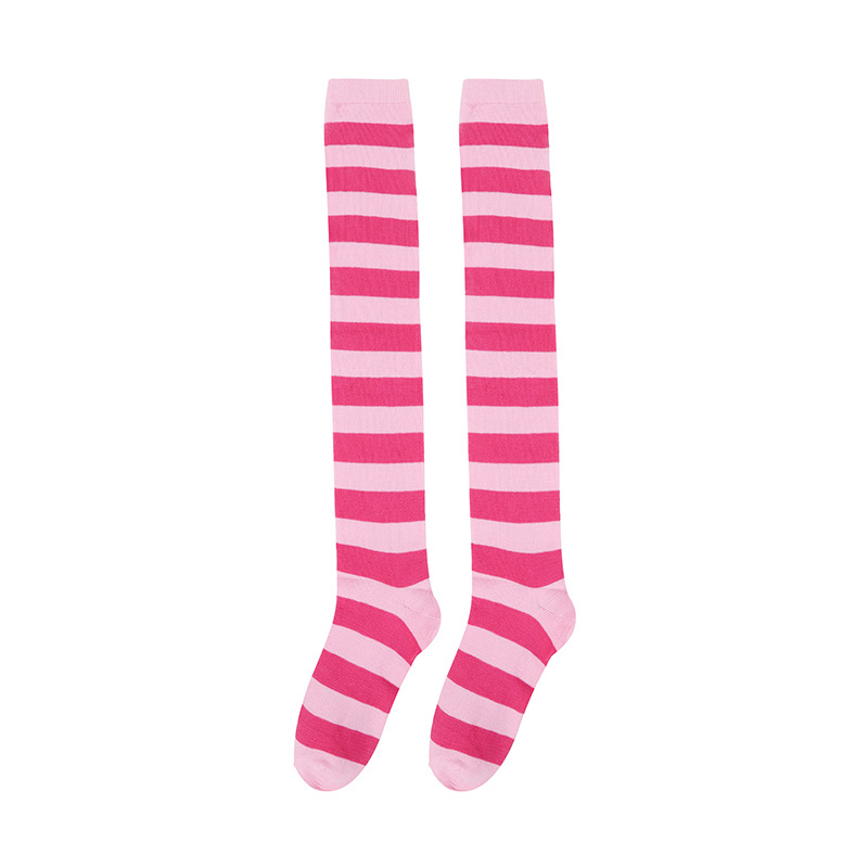 Picture of Spring Japanese Women's Socks All-match Striped Long Socks cosplay Anime Over-the-Knee Socks