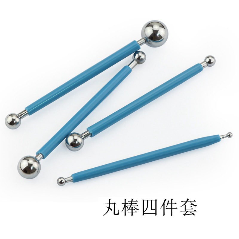 Picture of Art supplies clay sculpture 5 piece set wooden pottery knife soft pottery sculpture knife pottery clay sculpture trimming tools wholesale