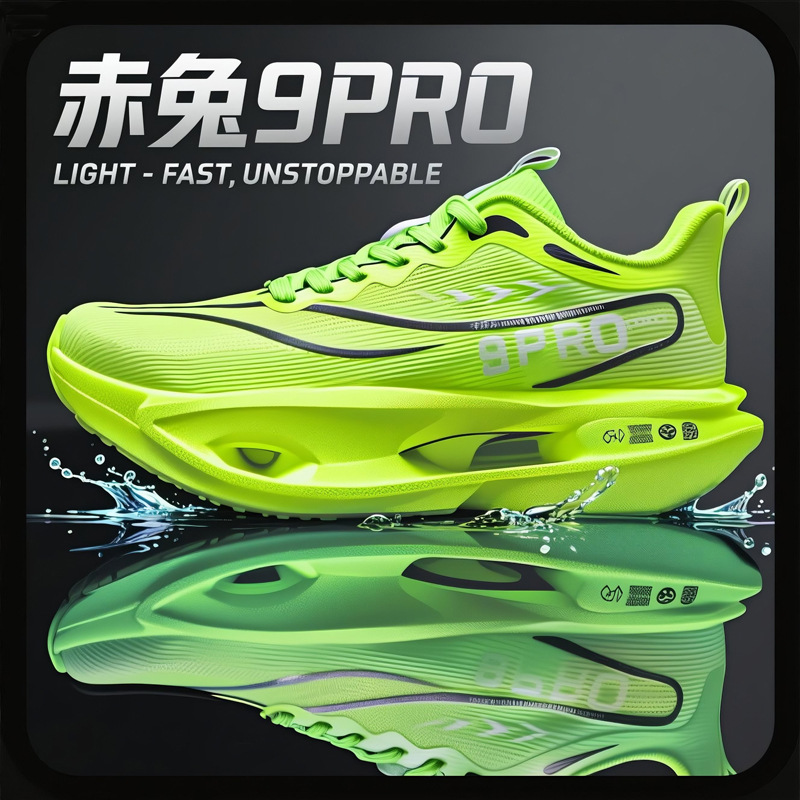Chitu 9PRO carbon plate running shoes 2025 new student lightweight and breathable professional shock-absorbing sports shoes for high school entrance exam racing