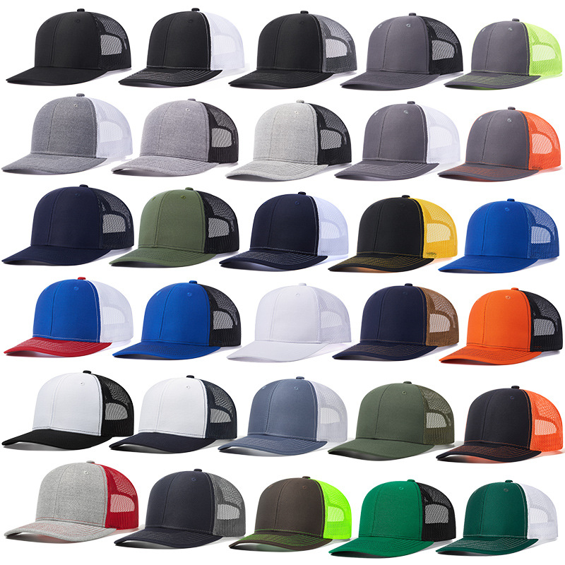Picture of Wish Micro Bend Hat Rim Truck Hat Men's Outdoor Sun Shading Net Hat Mountaineering Fishing Truck Drivers Hat