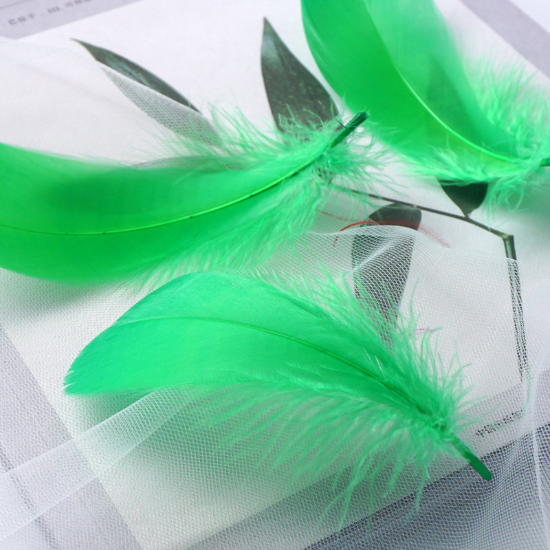 Picture of Macaron color feather decoration goose feather large and medium floating dream catcher gift box filled bouquet diy handmade material