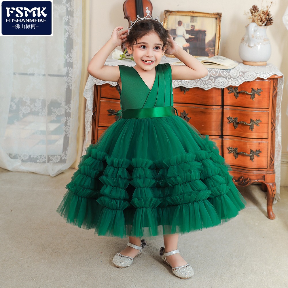 Picture of European and American New Spot Infant Girl Dress Skirt Multi-Layer Mesh Cake Tutu Skirt Baby One-Year-Old Princess Dress