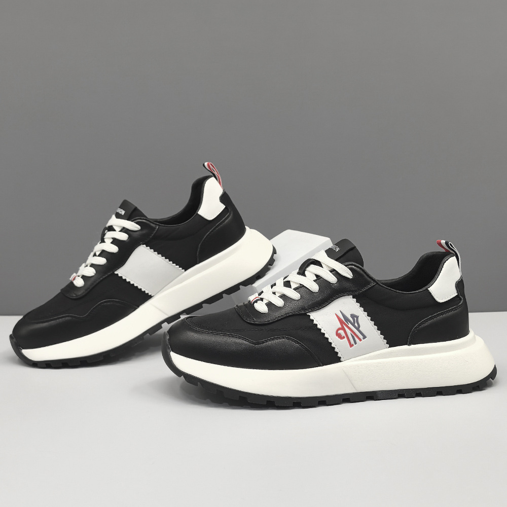 2025 Spring New Men's Platform Shoes Men's Trendy Shoes European Station Men's Shoes Niche Men's Sports Casual Shoes
