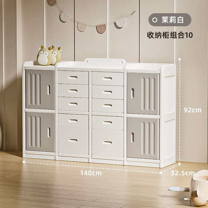 Picture of babyviva Children's Storage Cabinet Multi-layer Drawer Type Baby Wardrobe Household Baby Toy Organizer Box Storage Cabinet