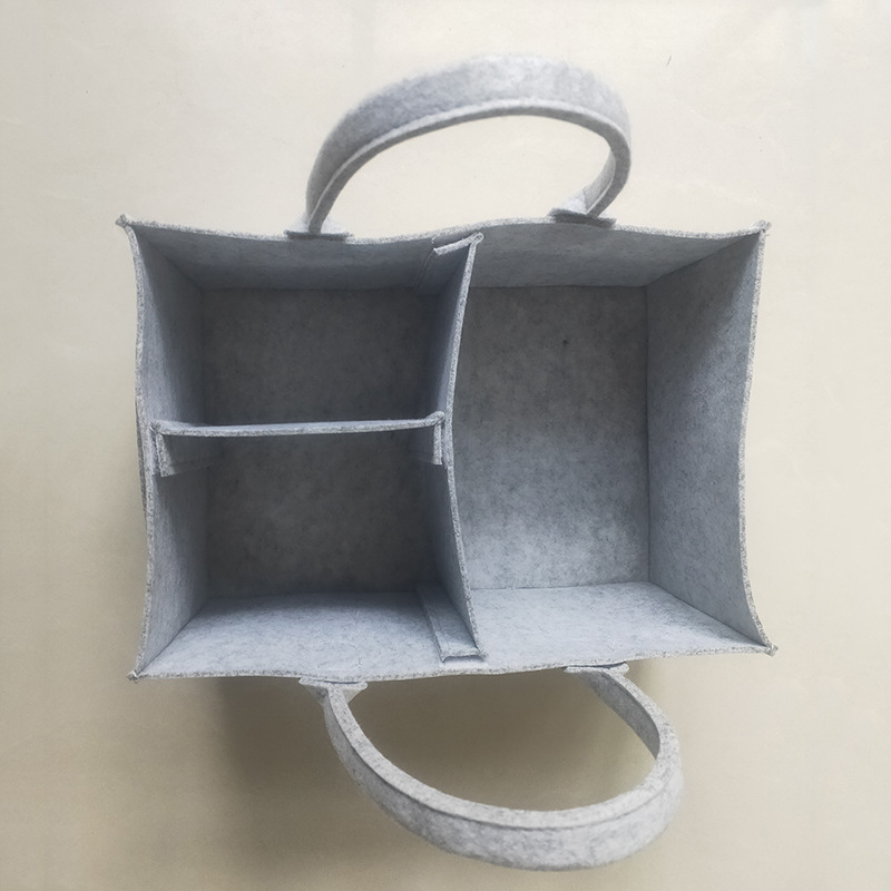 Picture of Felt Diaper Bag Newborn Diaper Bag Mother and Baby Storage Bag Mommy Bag Travel Storage Bag Wool Felt